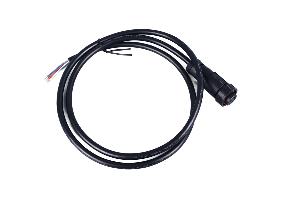 Conector De Cabo Elétrico Aviation E13 8 Núcleos 24awg 1m Ip67 68 À Prova D'água