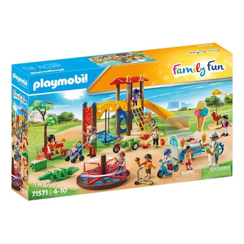 Playmobil Family Fun Playground grande com escorregadores 71571 P25
