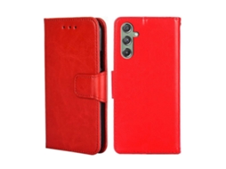 Capa De Celular Em Couro Com Textura De Cristal Para Samsung Galaxy M34 5g / F34 5g