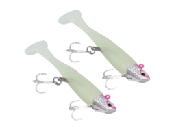 Isqueiro Curvo Duplo Isca Soft Pesca Mar