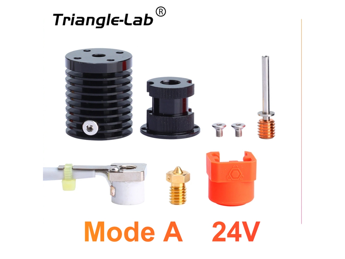 Kit Hotend Trianglelab Td6s Com Anel Cerâmico 24v Para Impressoras 3d Voro, Extruder Direct Drive, Pla/abs/petg/pa