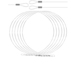 Villcase Fio De Nylon Para Pendurar Quadros, 12 Unidades, Laço Duplo,