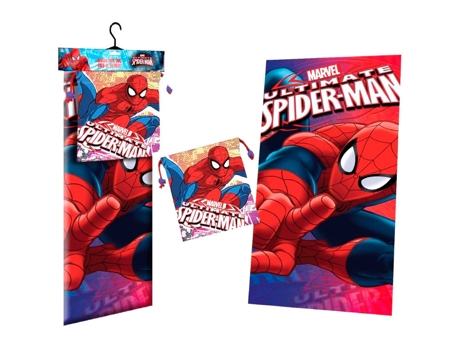 Toalha  microfibra Spiderman Marvel Face