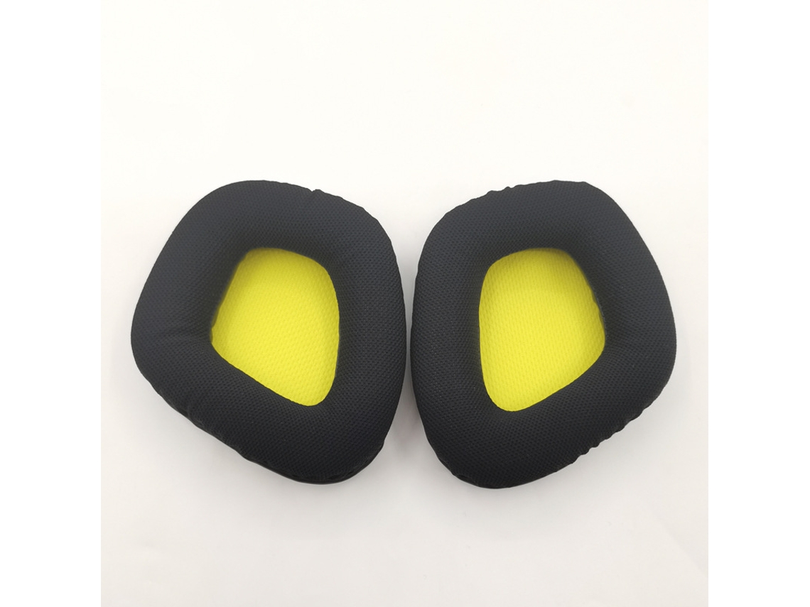 Almofada Para Corsair Void De Orelhas De Espuma Macia Preto