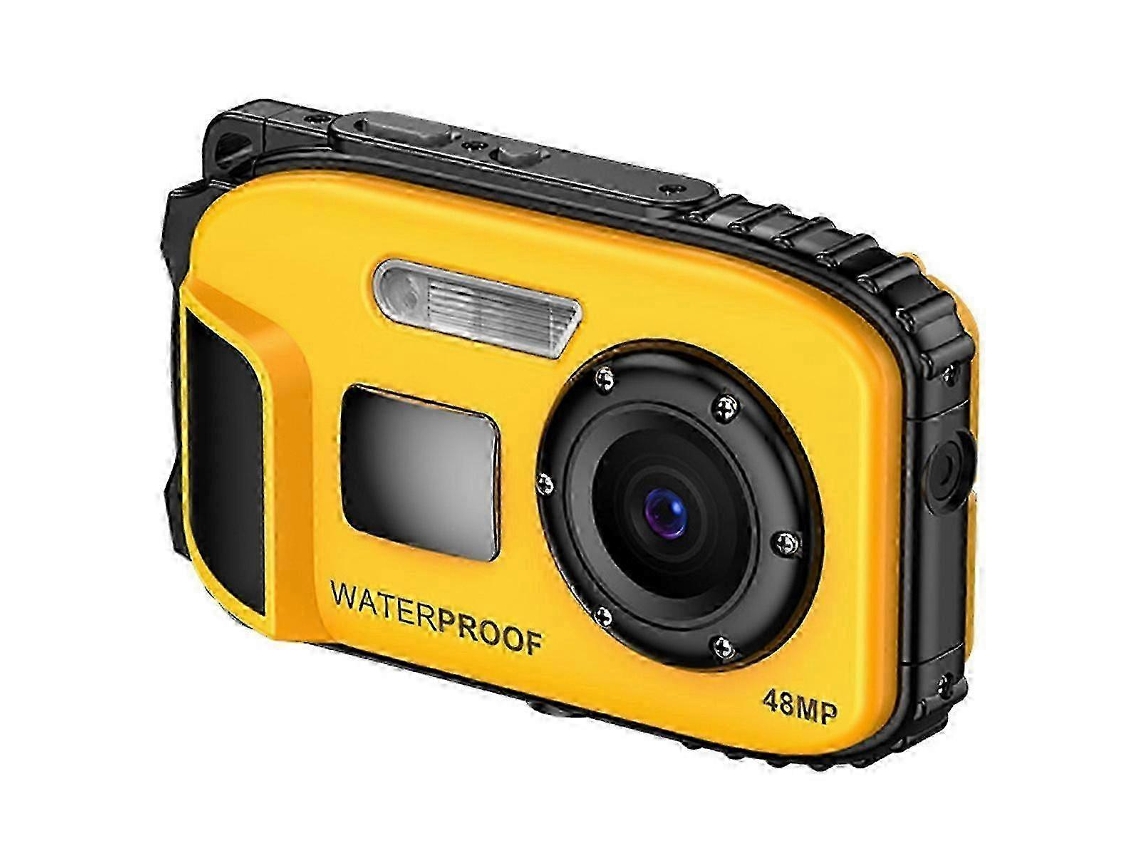 Câmara Digital Subaquática 48mp 1080p Ip68 Com Ecrã Ips De 2,4 Polegadas
