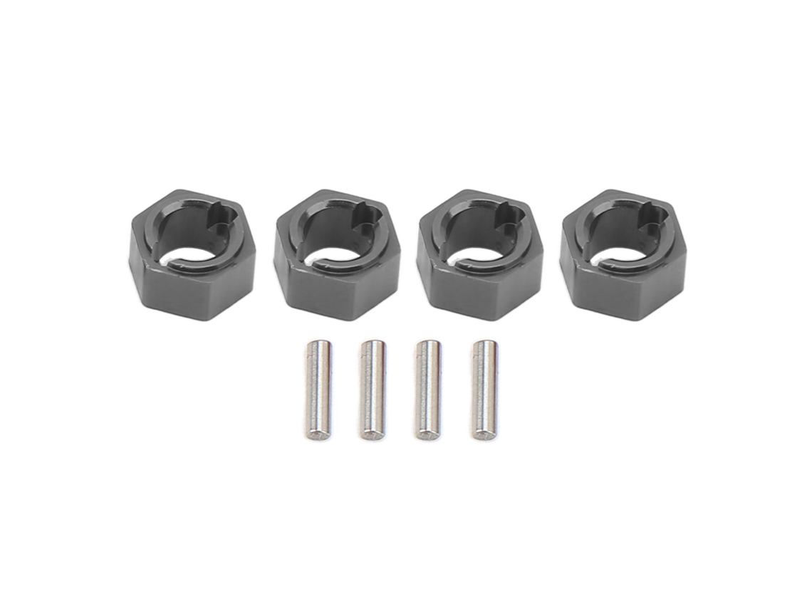 Mali parafusos Hexagonais 7mm de Liga de Alumínio Profissional Adaptador para Carro Rc Fms Fcx24 1/24 Titânio