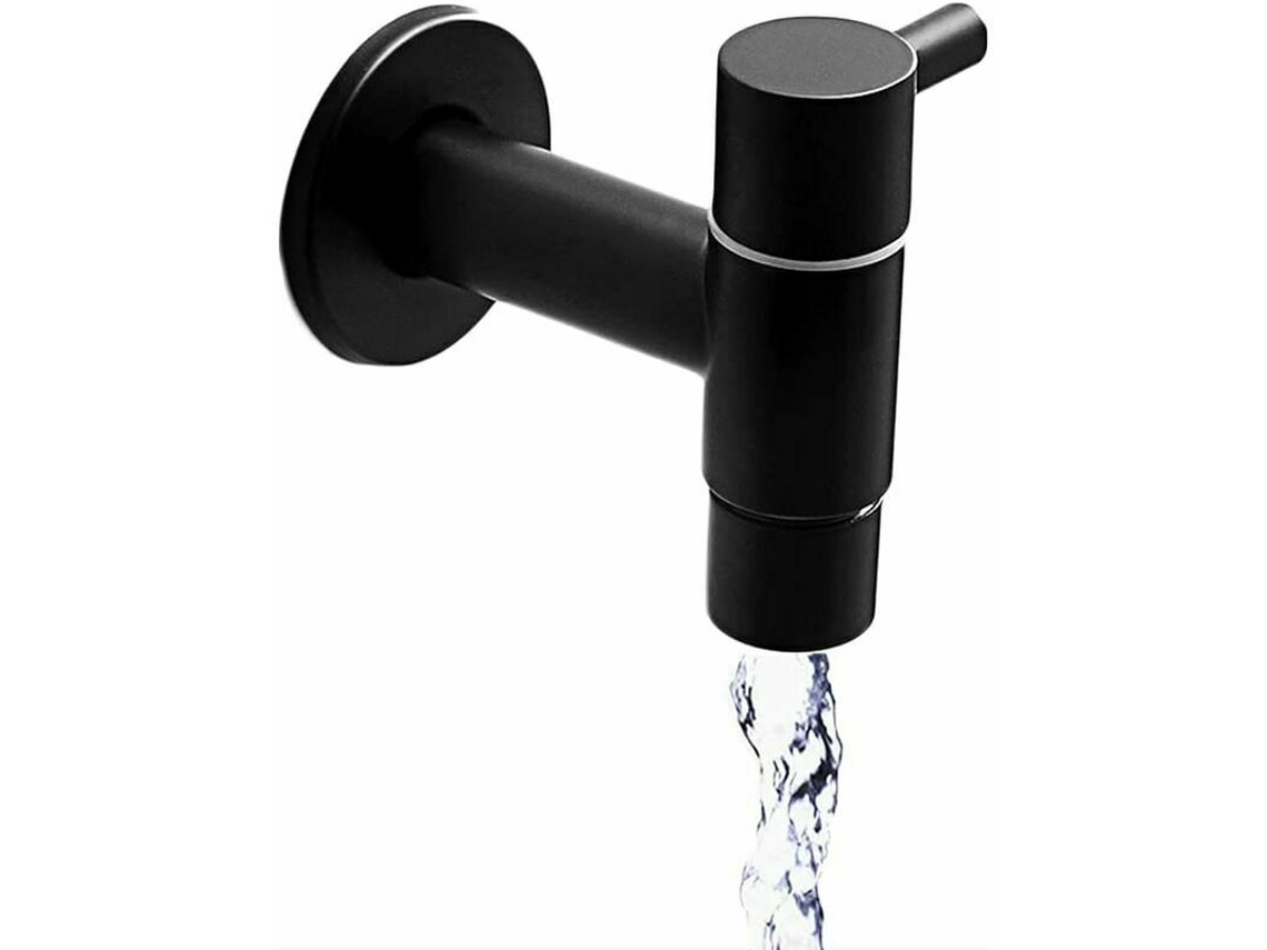 Torneira De Cozinha, Lavatório, Banheiro, Cozinha E Jardim, Aço Inoxidável Preto Para Água Fria, Estilo Retrô, Varanda