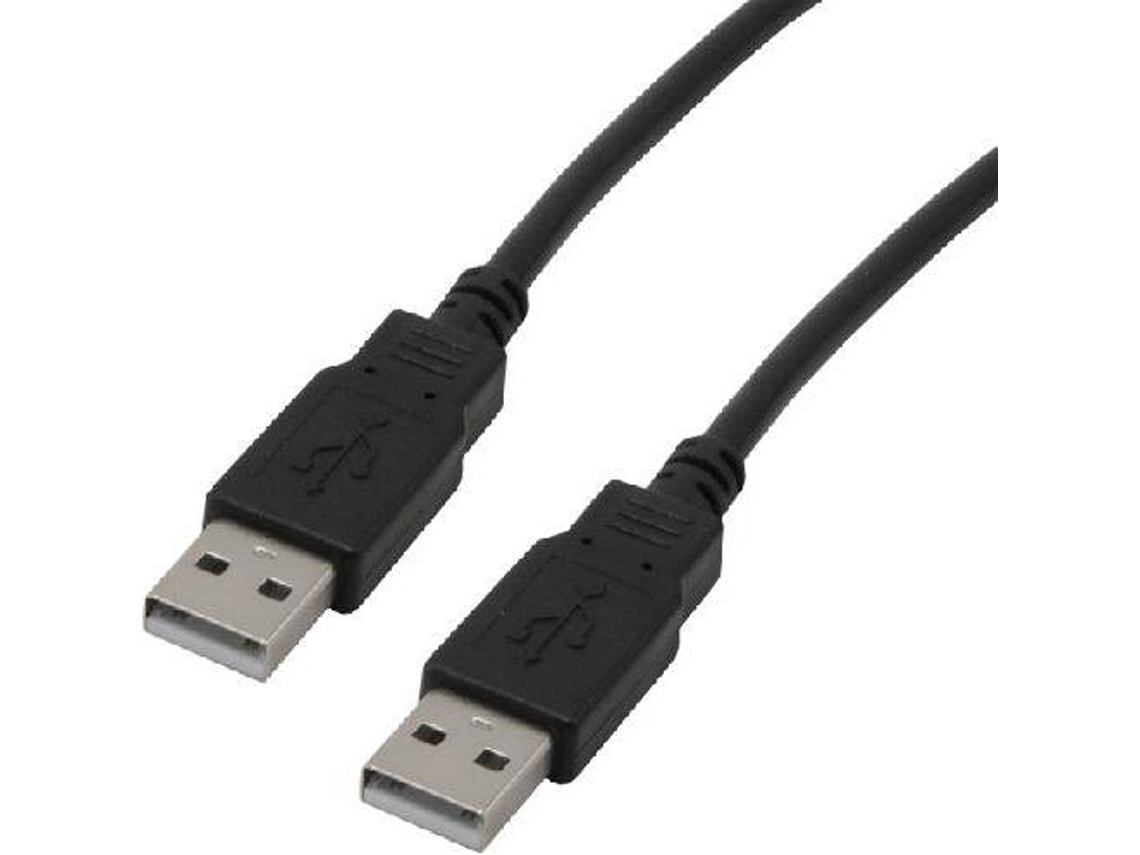 Cabo USB MCL USB A/USB A 3 m Macho/Macho Preto