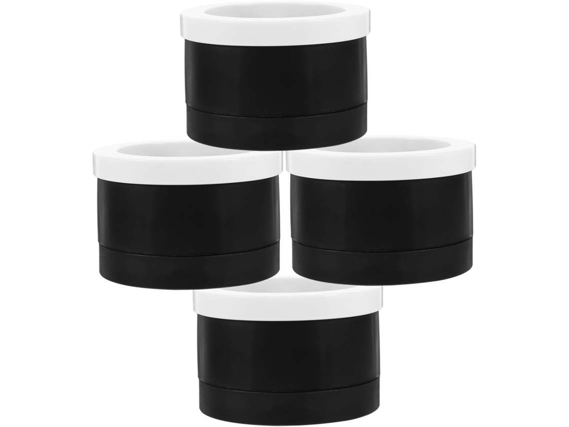Conjunto De 4 Protetores Antiderrapantes Para Pés Móveis E Cadeiras, Ideais Para Pisos De Madeira Feitos Plástico