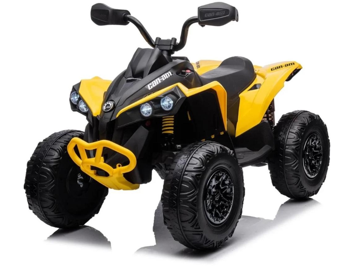 Quad Elétrico Para Crianças - Can-am Renegade 4x4 - 12v - 3 A 7 Anos - Amarelo