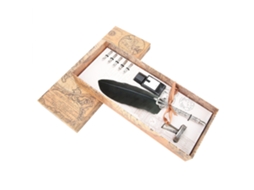 Pluma De Pluma Vintage Retro Para Caligrafía Con Caja Regalo 4