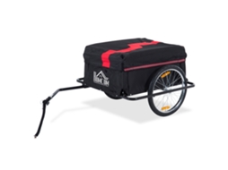 Trailer de Bicicleta Dobrável para Carga (40 Kg, Engate, 140x88x60 Cm)