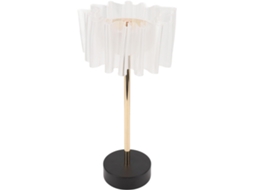Luminária de mesa LED portátil, recarregável com bateria de 2000mAh, autonomia de 15 a 25 horas, 3 níveis de temperatura.