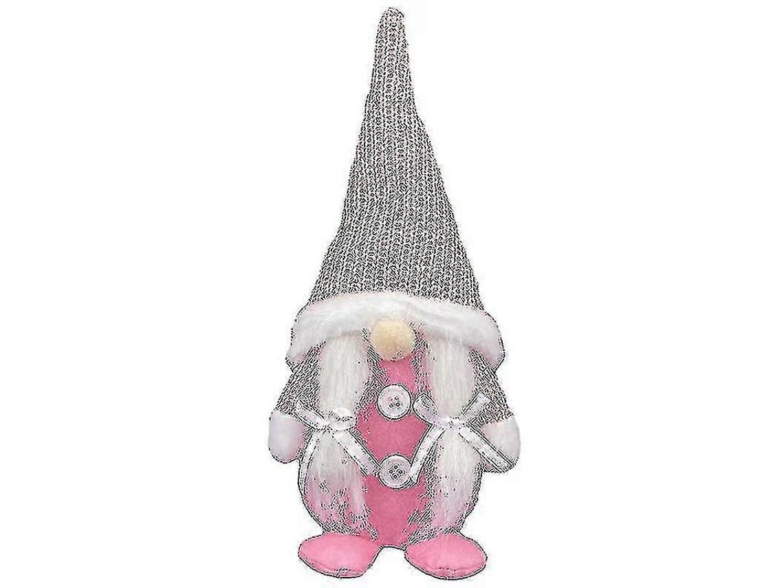 Enfeite De Natal Papai Noel Sem Rosto Para Janela, Presente, Decoração Natalina, 1 Peça Rosa Hengjian