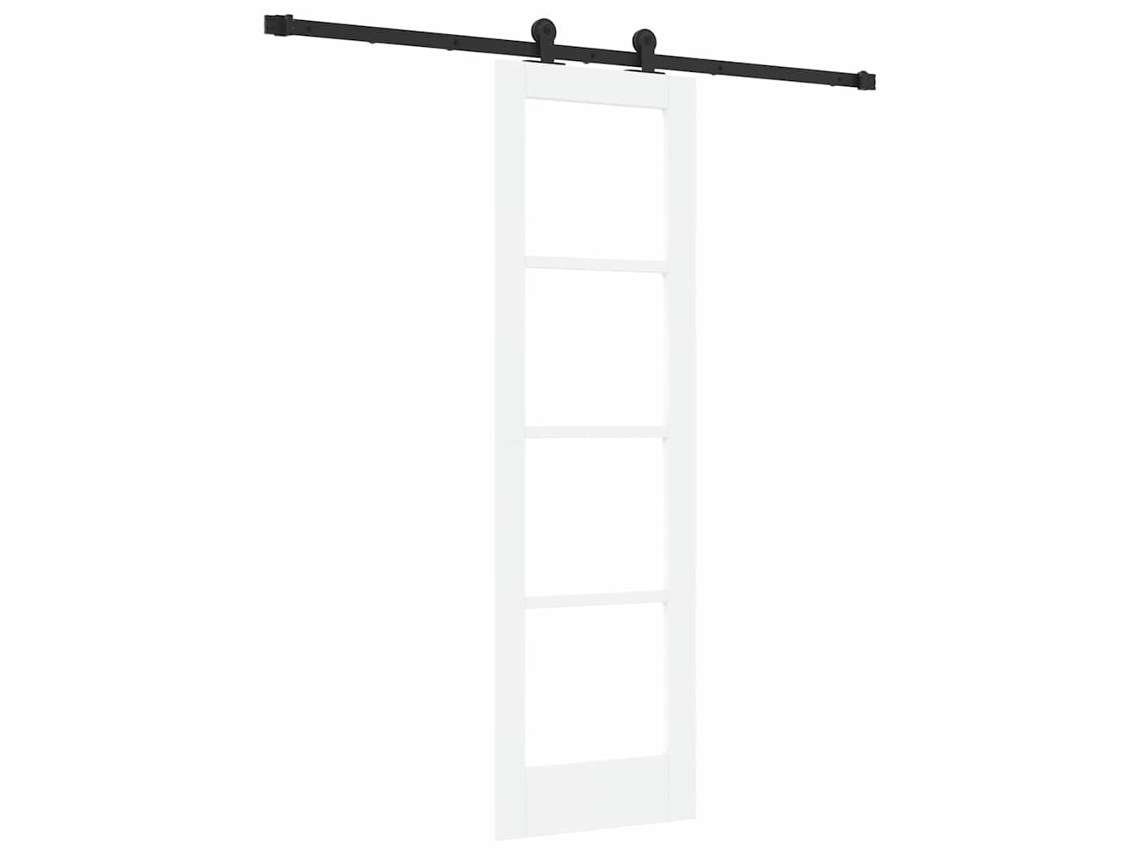 Porta Deslizante Orkdal Branco e Preto 61 X 198,5 Cm MAISON EXCLUSIVE