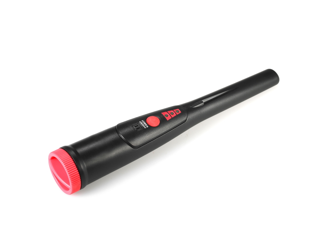 Detector de Metais Portátil Pinpointer com Lanterna LED, Vibração, Alerta Sonoro para Caça ao Tesouro | S/MARCA