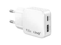 Carregador Universal Dupla Porta Usb c e Usb a 30w LINQ