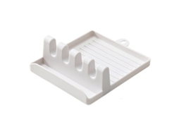 Nova Line suporte Multifuncional para Utensílios Colheres Espátulas e Tampas de Panelas Branco