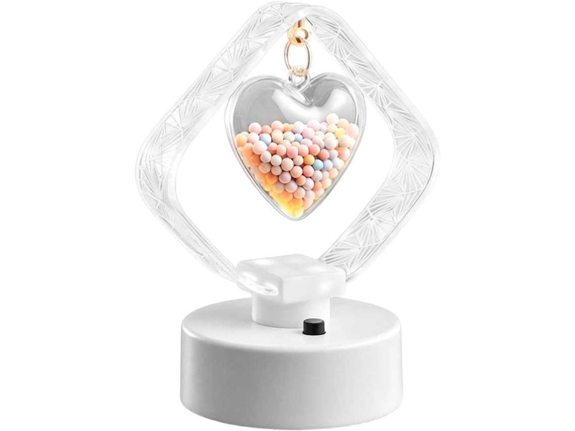 Luminária noturna moderna e estética, alimentada por bateria, ideal para decorar quartos infantis e escrivaninhas.