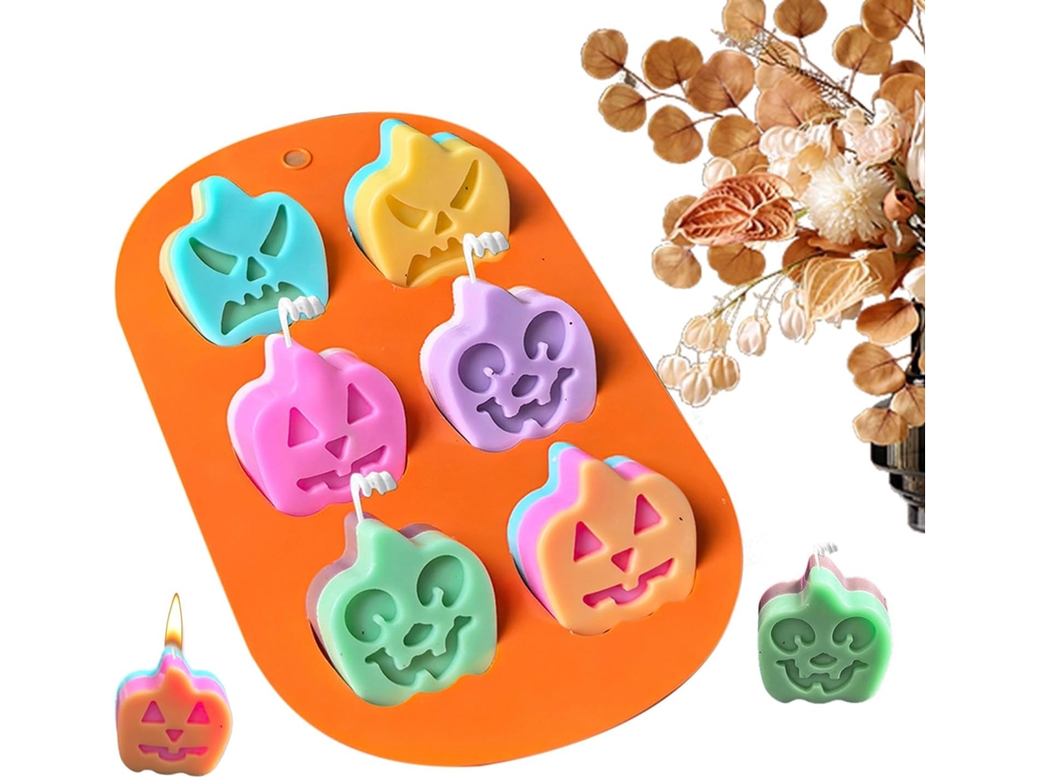 Forma De Silicone Chocolate, 6 Cavidades, Outono
