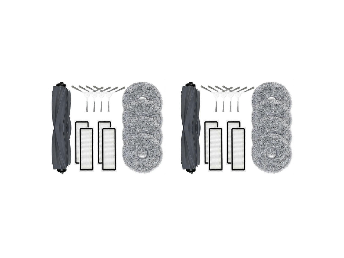 2x Para Dreame L10 Prime Robô Aspirador Rolo Principal Escova Lateral Filtro Panos Esfregão Pano Peça Sobressalente Acessórios