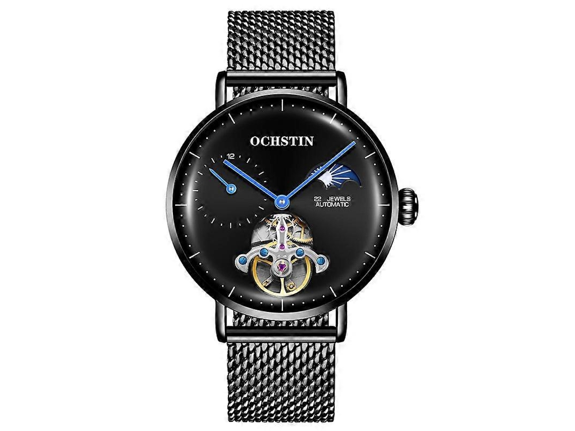 Relógio Mecânico Ochstin 6121 Com Volante, Modelo Fashion, Totalmente Automático, Em Aço Inoxidável, Ideal Para Homens De Negócios.