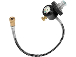 Adaptador para Recarga de Cilindros de Gás Din 12,7 Cm Regulador de Imersão Aço SFUSHOS