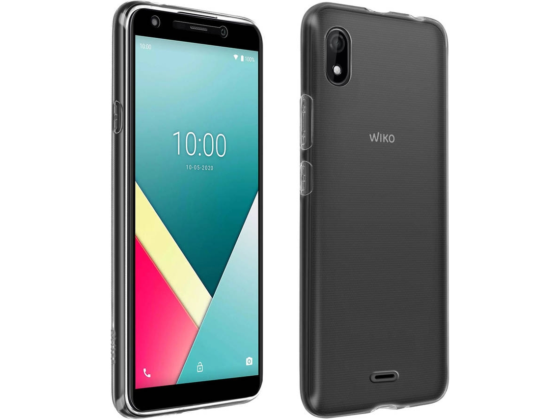Kit Capa + Película WIKO Y61 Bumper Transparente