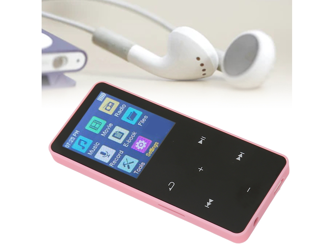 Reprodutor De Mp3/mp4 Com Tela Sensível Ao Toque 1,8 Polegadas, Bluetooth 5.0, Hifi, Sem Perdas, Leve E Portátil, Ideal Para Espor-aquaforge