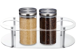 Organizador de Copos e Garrafas Bandeja para Bancada Cozinha Suporte com 6 Compartimentos Ideal Arm Rios VAYOTOY