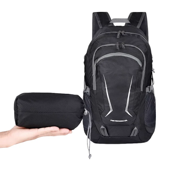 Mochila Ultraleve E Dobrável Para Viagens Camping, Mochila De Caminhada Impermeável 45 Litros Homens Mulheresco -aquaforge