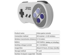 Sf900 Retro Console De Videogame Hd Jogo Vara Com 5000 Jogos Para Snes Controlador Sem Fio Consoles De 16 Bits Hengjian