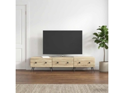 Vidaxl Gabinete Para Tv Com Gaveta Carvalho Sonoma 147 X 34,5 X 30 Cm
