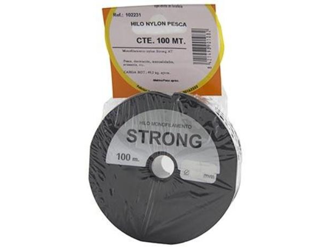 Hilo pesca 0.25 mm resistencia 4,6 kg rollo 100m