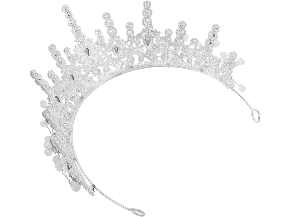 Tiara de casamento com cristais e lantejoulas - Acessórios para cabelo