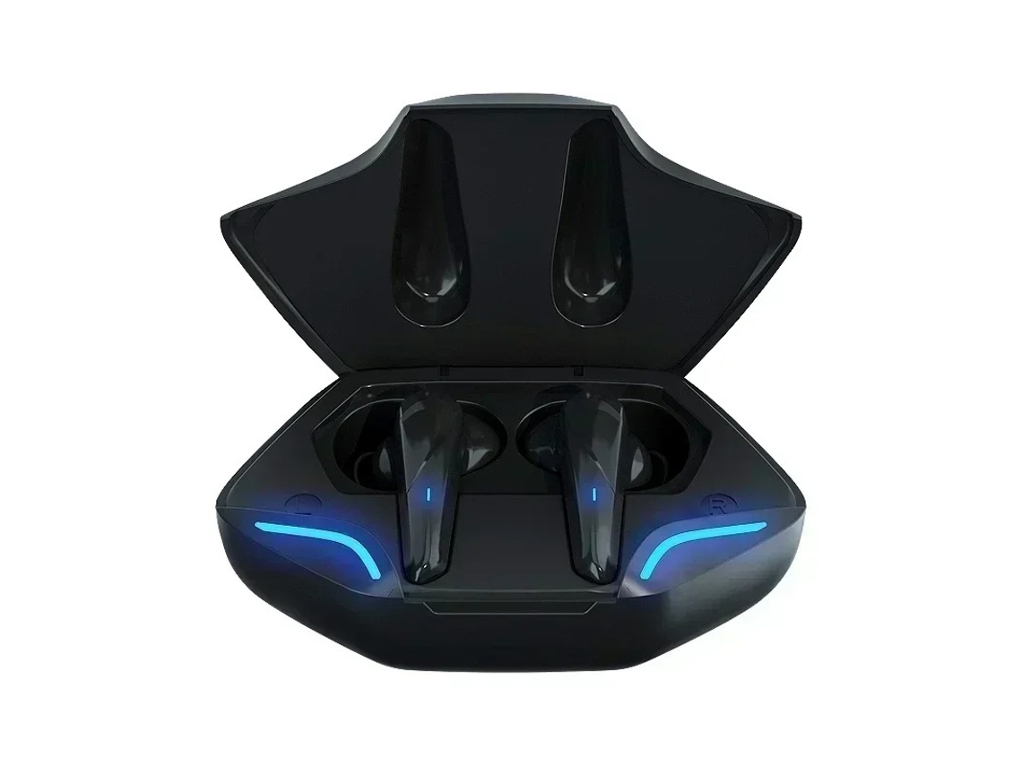 Fones de Ouvido Totalmente Sem Fio com Microfone, Cancelamento de Ruído, Reforço de Graves e Design Intra auricular. MDUG (preto)