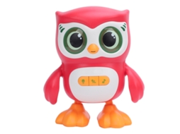 Brinquedo De Coruja Elétrica Inteligente Dançante Cantando Educativo Para Bebês Vermelho