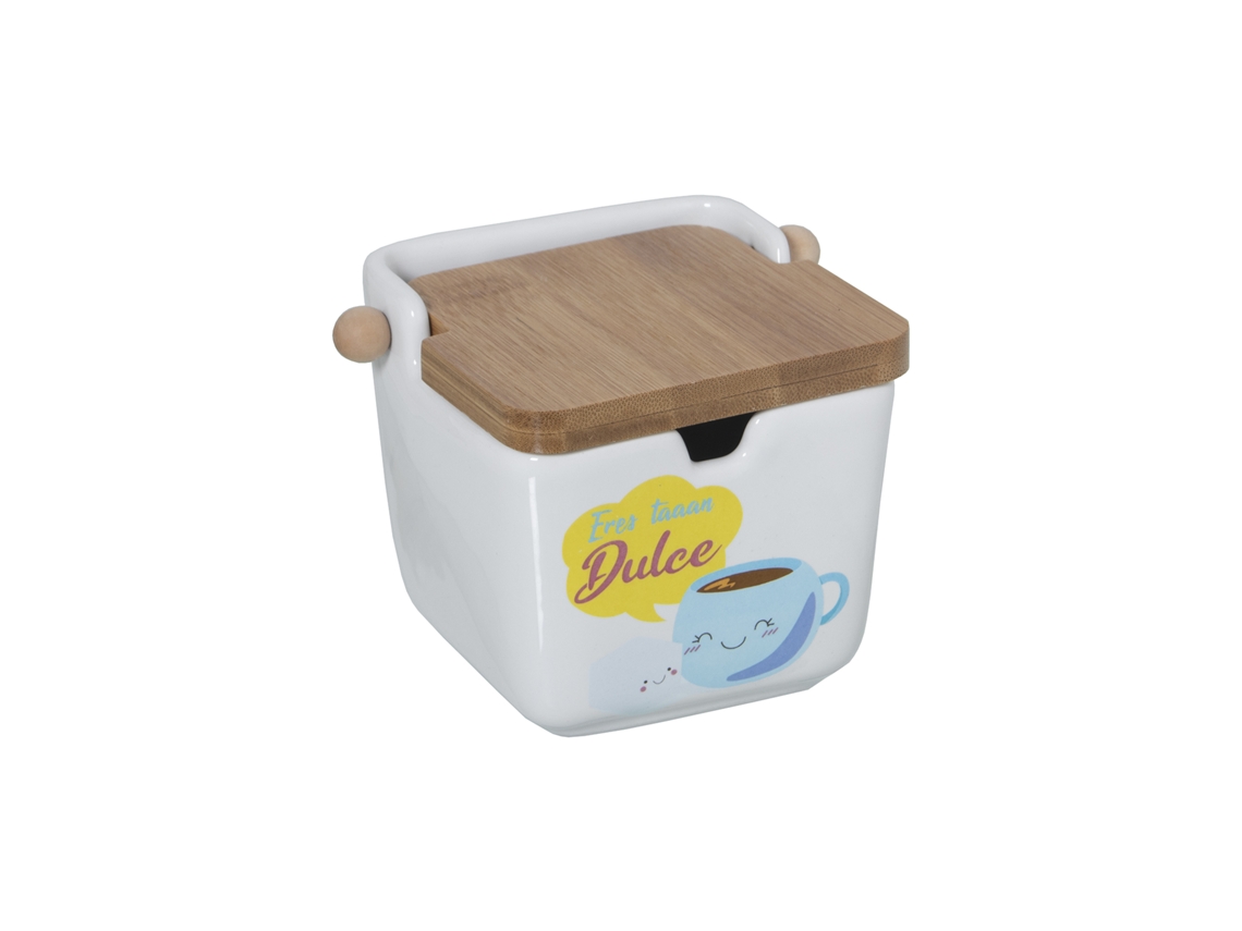 Açucareiro Branco DRW (8,5x8,5x8,5cm)