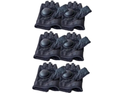 Luvas De Treino Voleibol Profissionais Toddmomy, Conjunto De 3 Pares, Ferramenta Para Técnica De Passe, Pretas, Design