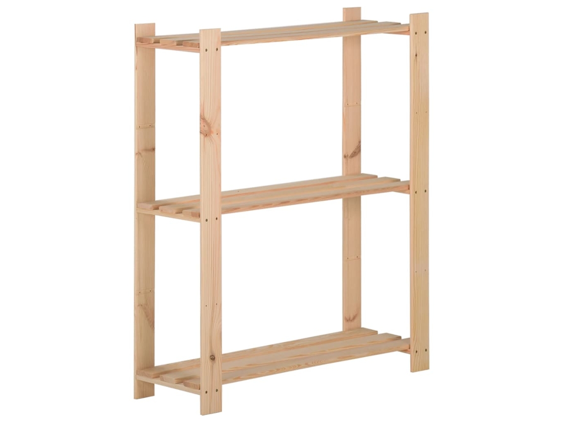 Storage Rack, Storage Racks Vidaxl Marrom Madeira De Pinho (60 X 28.5 X 90 Cm)