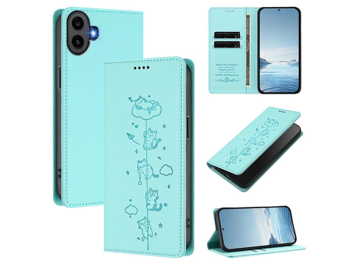 Capa Para Celular Nothing Phone 3a Lite Com Estampa De Gatinhos Fofos, Magnética E Com Proteção Rfid.