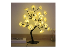 Lâmpada Bonsai Led Mesa Usb 24 Luzes Brancas Natal