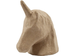 Busto de Unicórnio em papel CREATIV COMPANY (18.5cm)