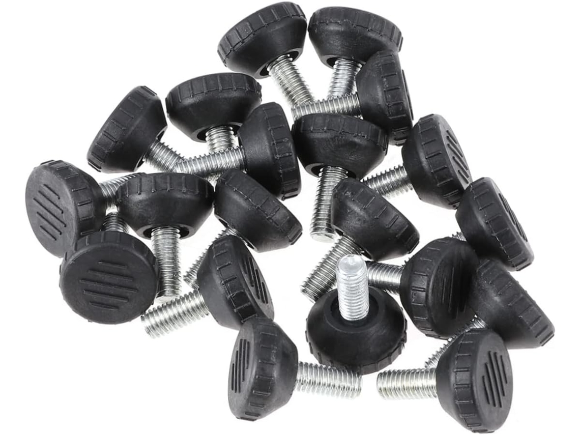 Vaguelly 20pcs Pés Niveladores Ajustáveis Para Móveis Com Parafuso De Ajuste Altura Mesas, Escrivaninhas E Armários