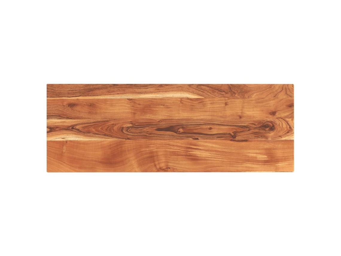 Tampo de mesa VIDAXL Marrom Madeira de acácia (140x60x2.5 cm)