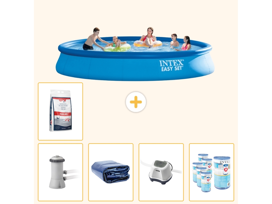 Intex Piscina Easy Set Redonda - 457x84 Cm - 6-peças Scb56