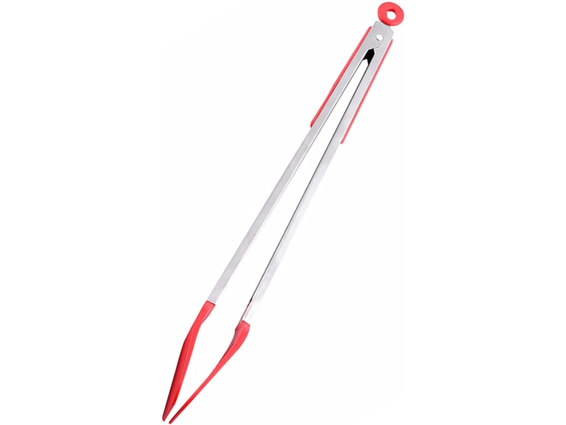 Pinça Para Churrasco Labrimp 2em Aço Inoxidável E Silicone, Resistente Ao Calor, Antiderrapante, Para Cozinhar E