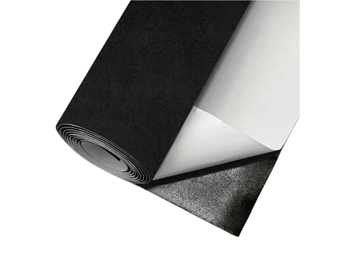 Remendo De Reparação De Camurça Autoadesivo 50cm X 150cm Para Restauro Automotivo Black