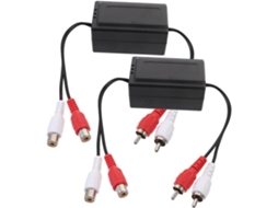 Isolador De Ruído 2 Peças Para Amplificadores,filtro Anti-impacto Rádios Carro,loop Terra,