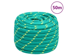 Vidaxl Corda De Barco 20 Mm 50 M Polipropileno Verde